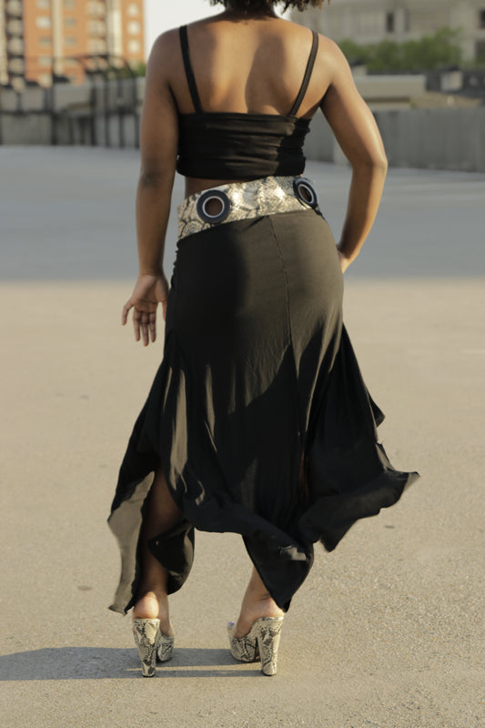 Flirty Grommet Skirt