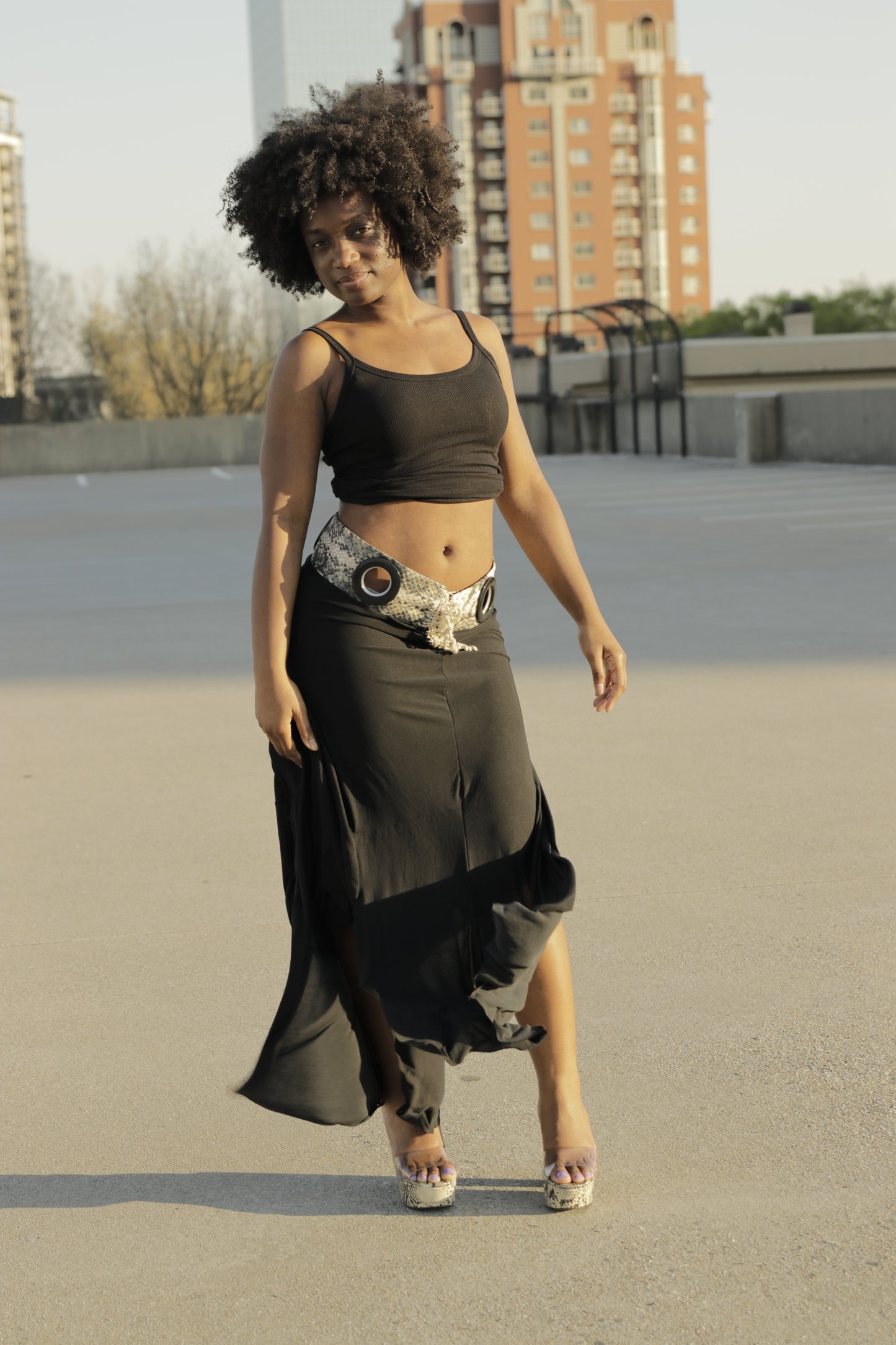 Flirty Grommet Skirt