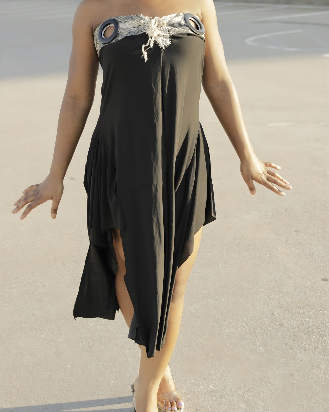 Flirty Grommet Skirt