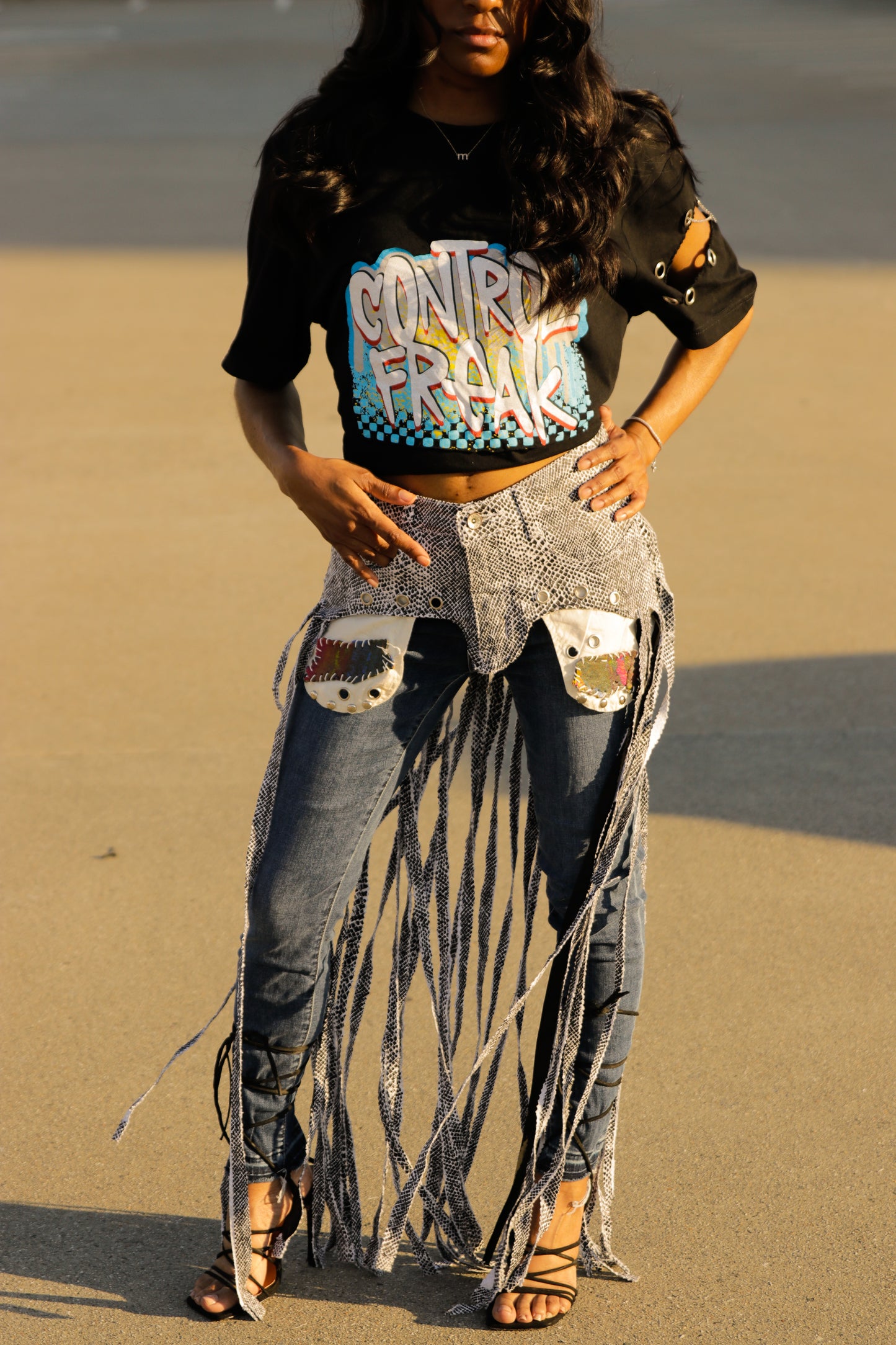 Custom Fringe Waist Belt