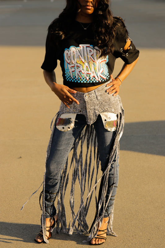 Custom Fringe Waist Belt