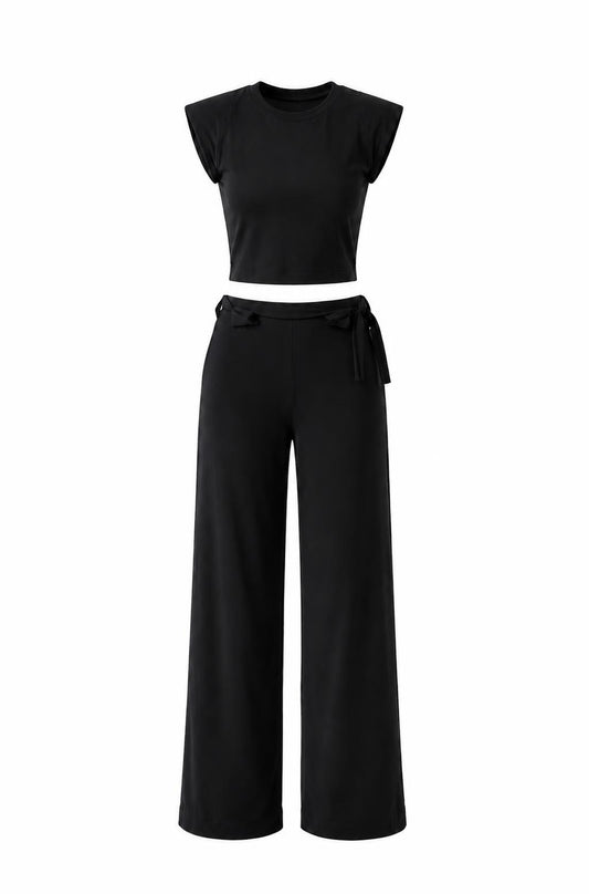 Black Pant Set